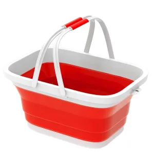 10L Collapsible Fruit Basket | Vegetable Sink Basin Tub | Space Saving | Ice Beverage Storage | Camping Picnic BBQ