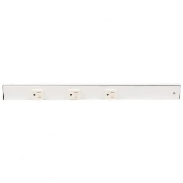 18" Slim Angle Under Cabinet Four Outlet Power Strip