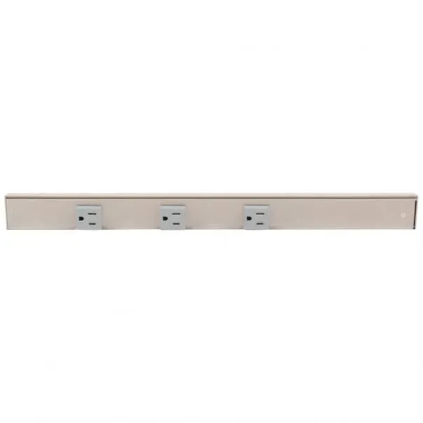 18" Slim Angle Under Cabinet Four Outlet Power Strip