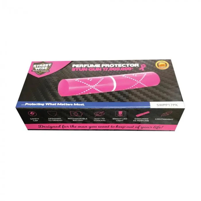 25) Units Black Perfume Protector 17,000,000 Volt Stun Gun Color Options