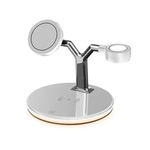 3 in 1 Magnetic Wireless Charger Stand For iPhone 12 13