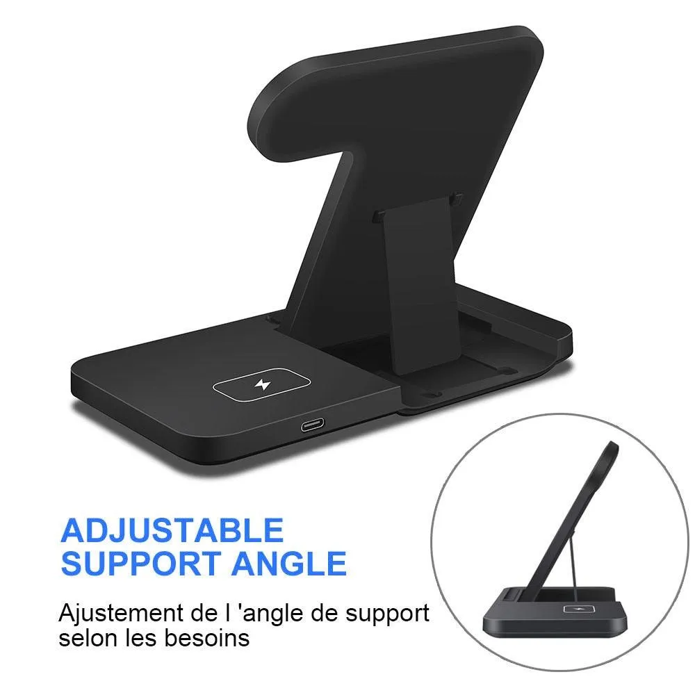 3in1 wireless charger-Fast Charger Dock Station for iPhone and Android phones