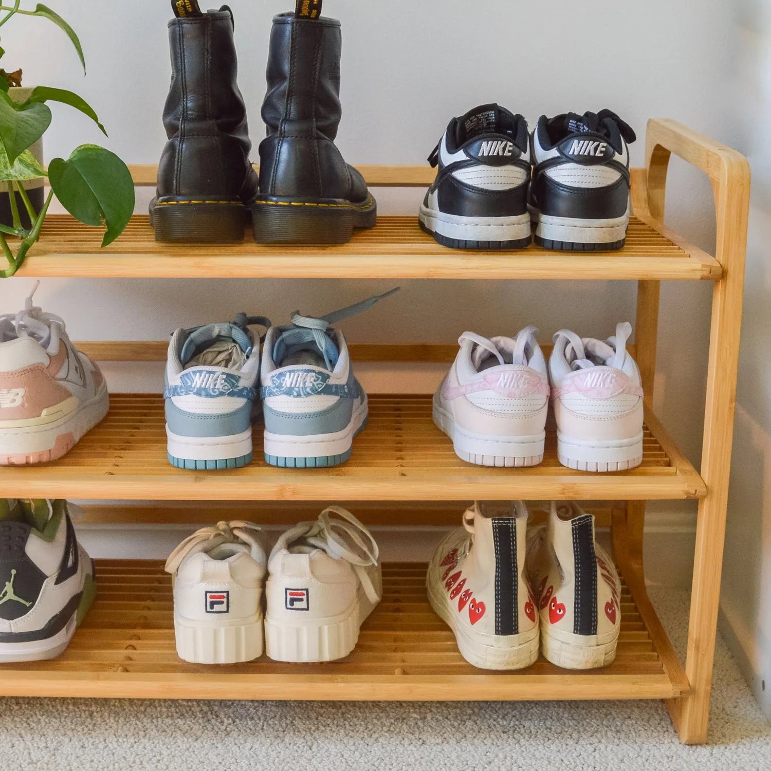 Bamboo Shoe Rack