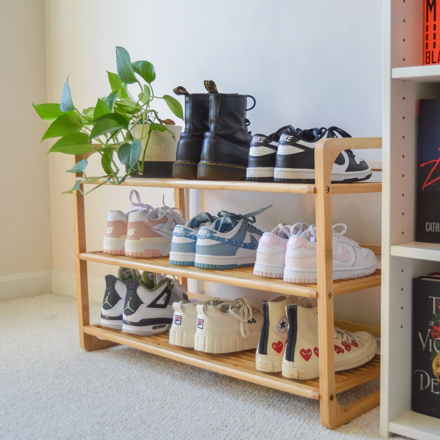 Bamboo Shoe Rack