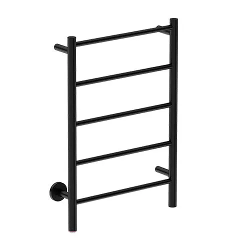 Bathroom Butler Natural 5 Bar Straight PTS Heated Towel Rail 500mm