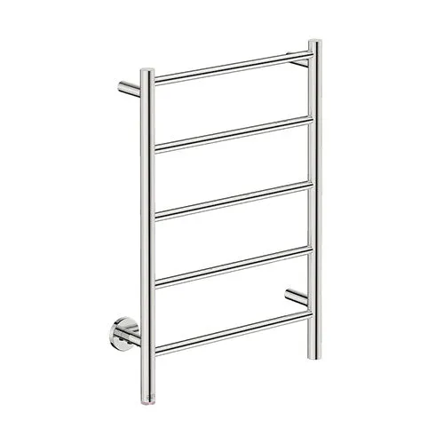 Bathroom Butler Natural 5 Bar Straight PTS Heated Towel Rail 500mm