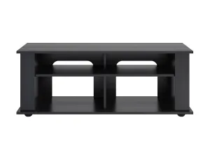 Black Wood TV Stand, TVs up to 55"