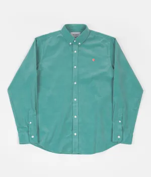 Carhartt Madison Cord Shirt - Bondi / Shrimp