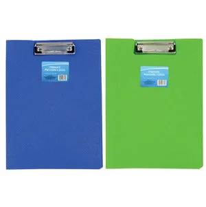 Colorful Plastic Folder Clipboards- 2 count