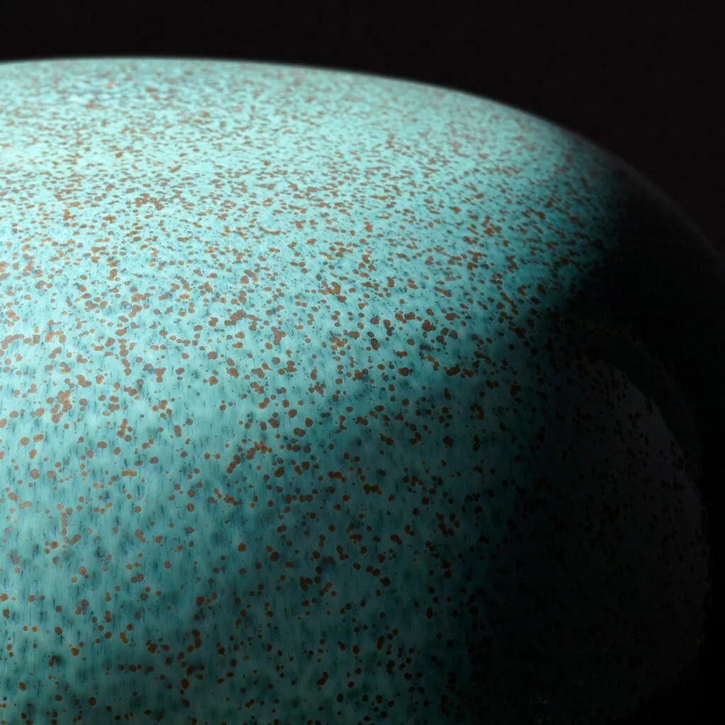 Cyan Design 10810 Native Gloss Stool - Turquoise Glaze