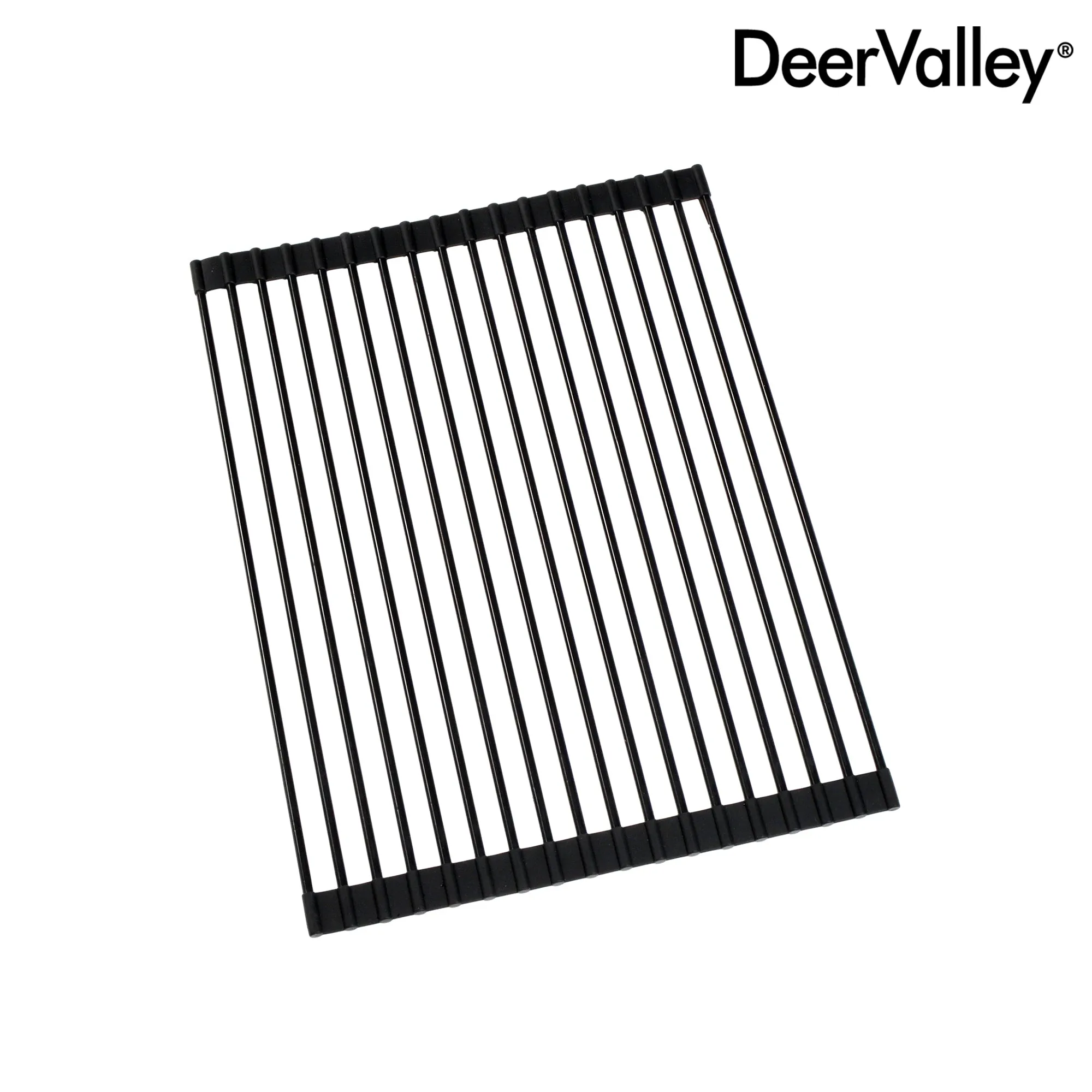 DeerValley DV-K0065R01 18.11" x 12.99" x 2.09" Kitchen Roll-Up Dish Rack (Compatible with DV-1K0065)