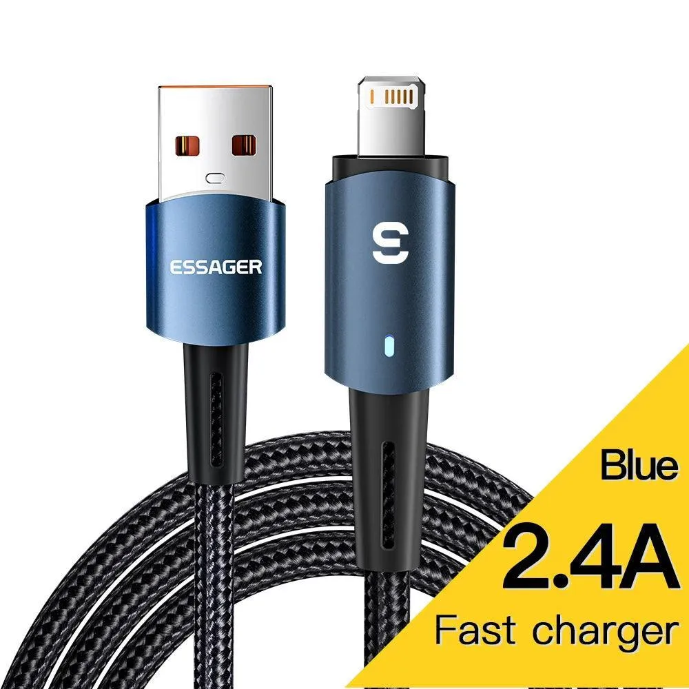 Essager USB C Lightning Fast Charging Cable for iPhone - Efficient 20W Charger for Apple Devices