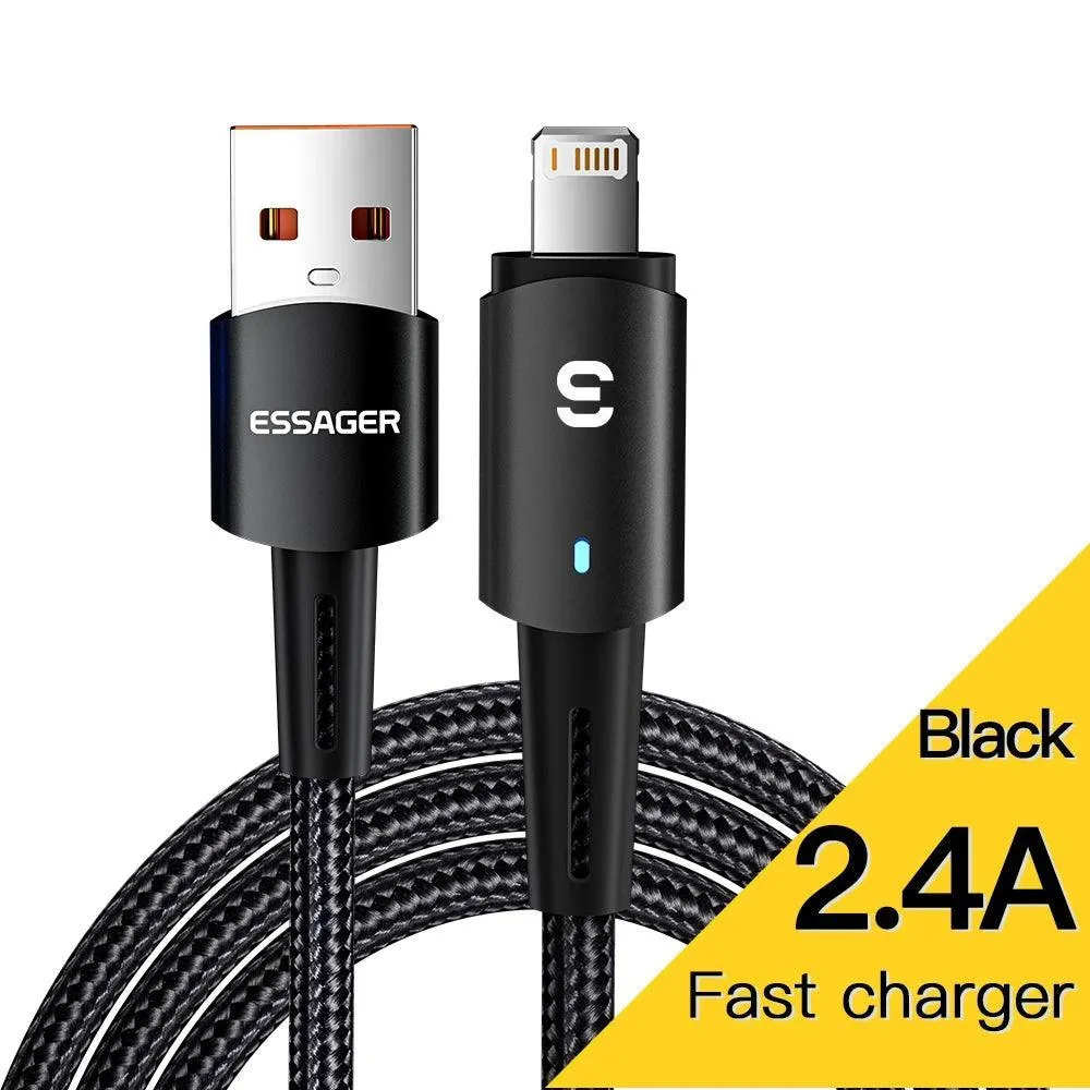 Essager USB C Lightning Fast Charging Cable for iPhone - Efficient 20W Charger for Apple Devices