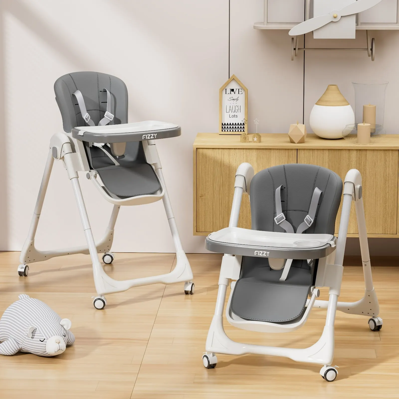 Fizzy Foldable, Adjustable and Compact High Chair