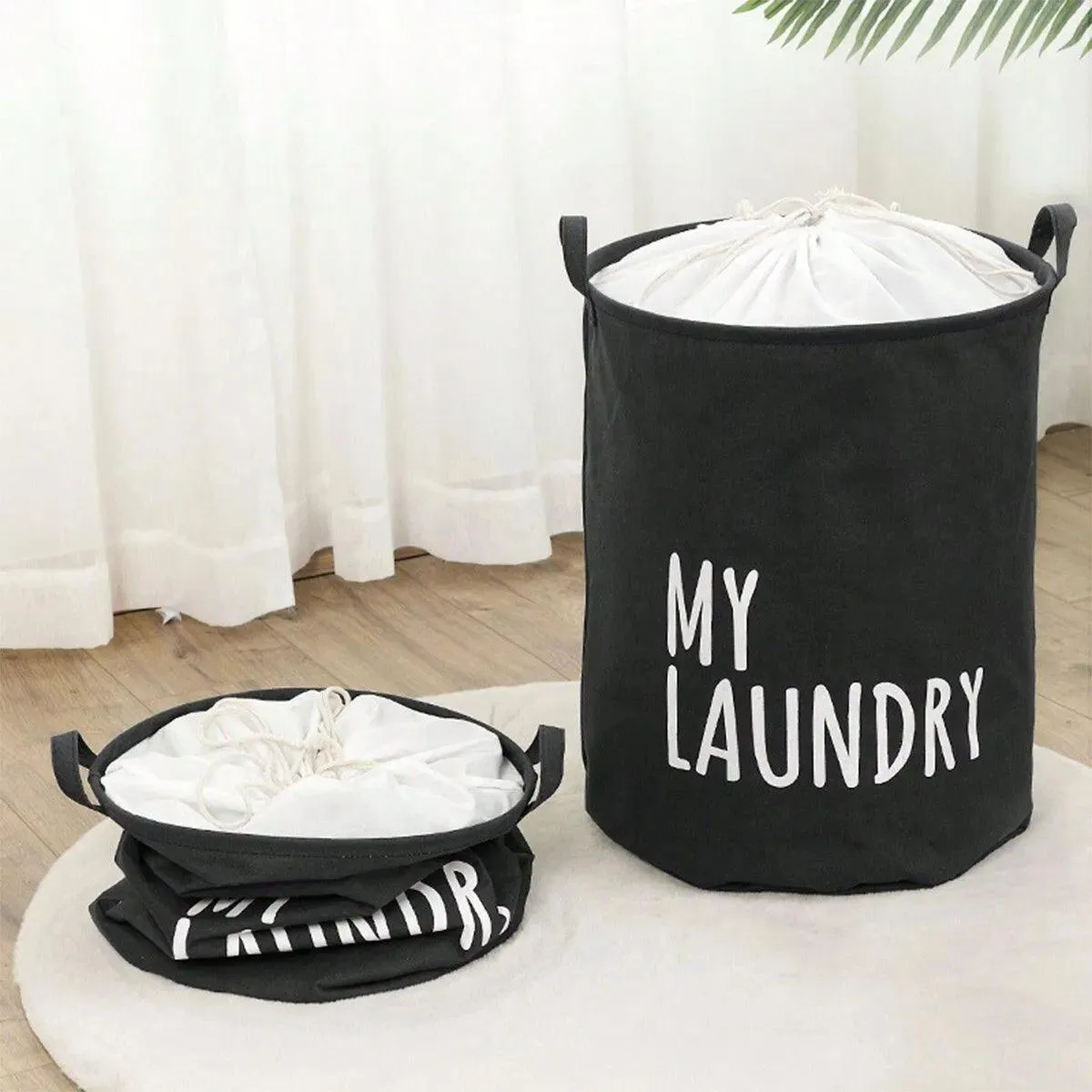 Foldable Oxford Cloth Laundry Basket: Stylish Waterproof Storage Solution for Home