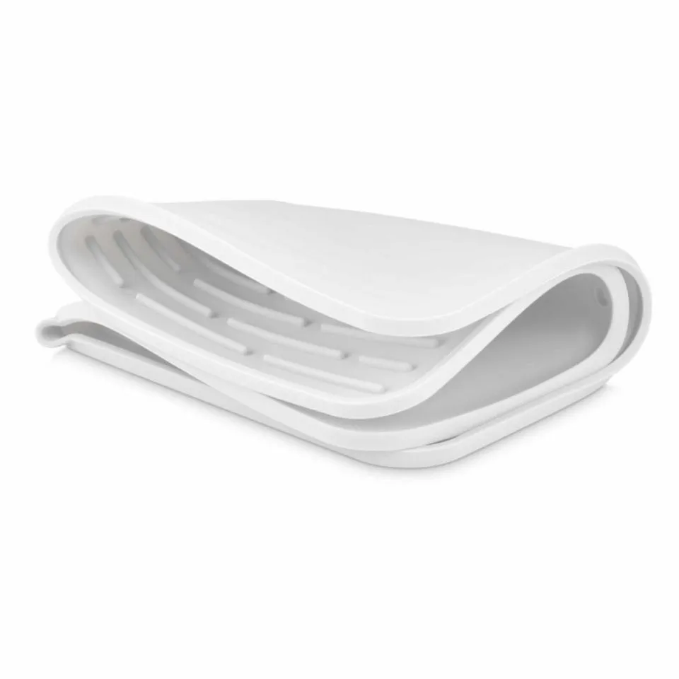 Folding Silicone Drying Mat Large - White