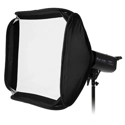 Fotodiox Pro Foldable Softbox PLUS Grid (Eggcrate) with Broncolor Speedring for Bronocolor (Pulso, Primo, and Unilite), Flashman, and Compatible Strobes