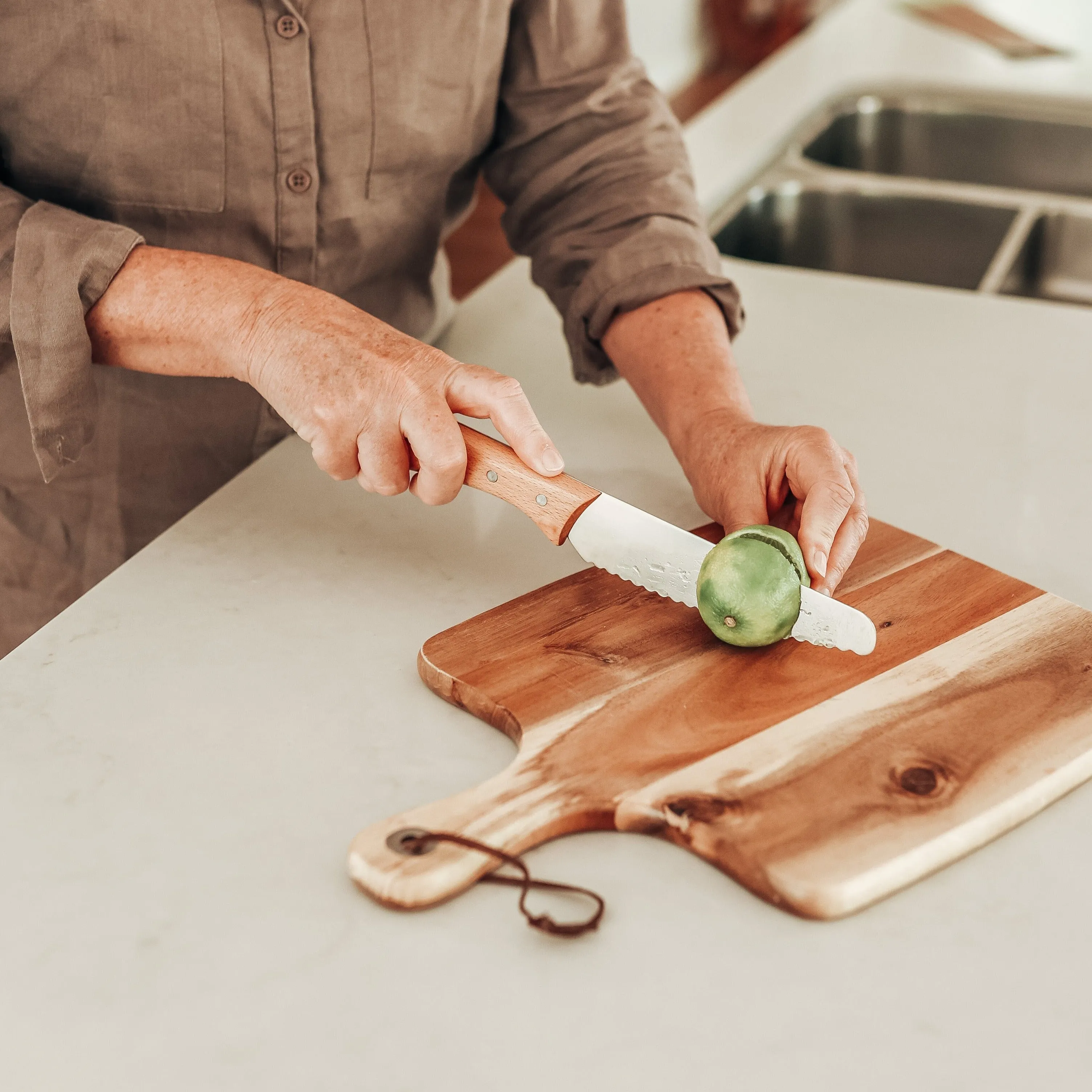 Full-Sized Finger Safe Knife from KiddiKutter