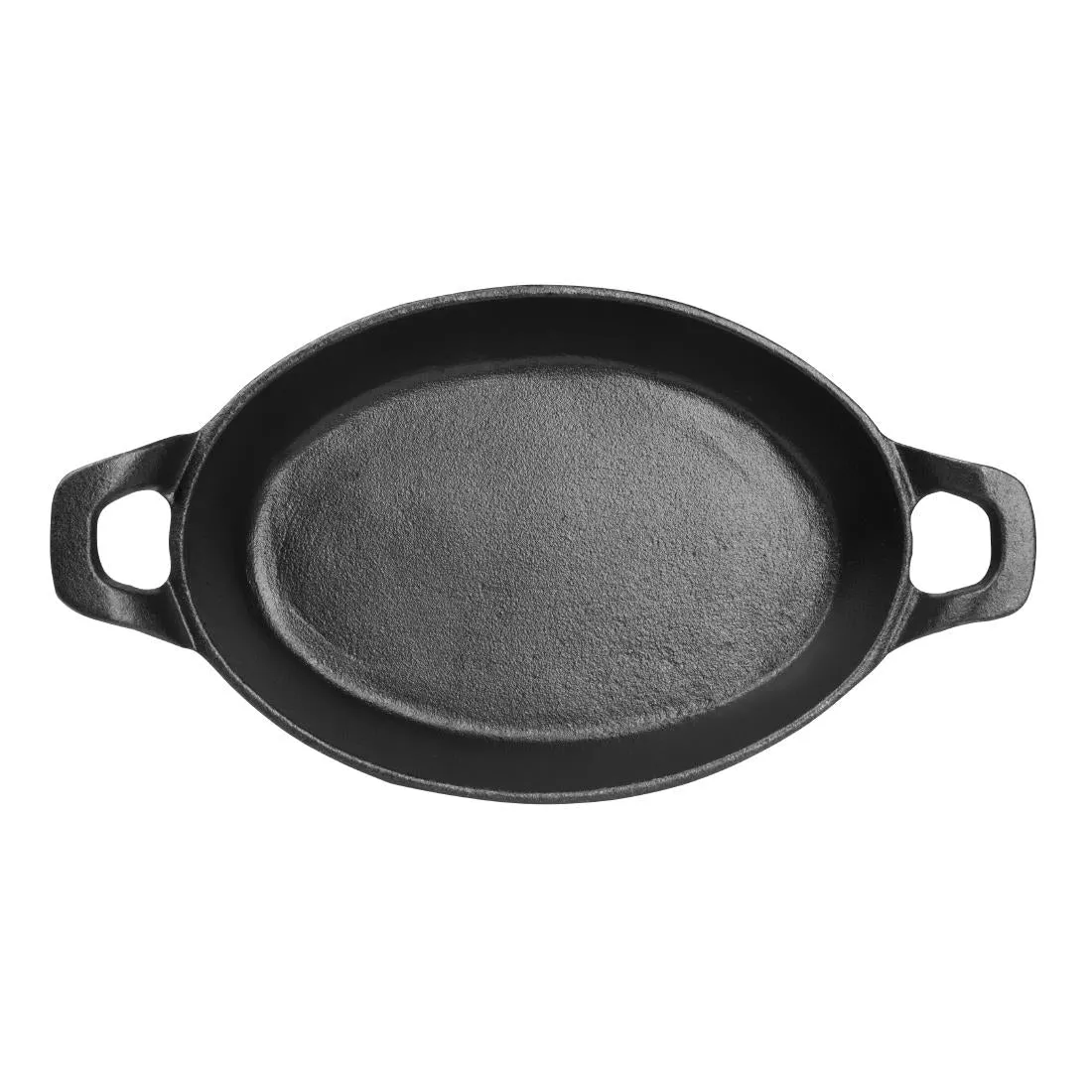 FW817 Olympia Cast Iron Oval Eared Dish 220x150mm