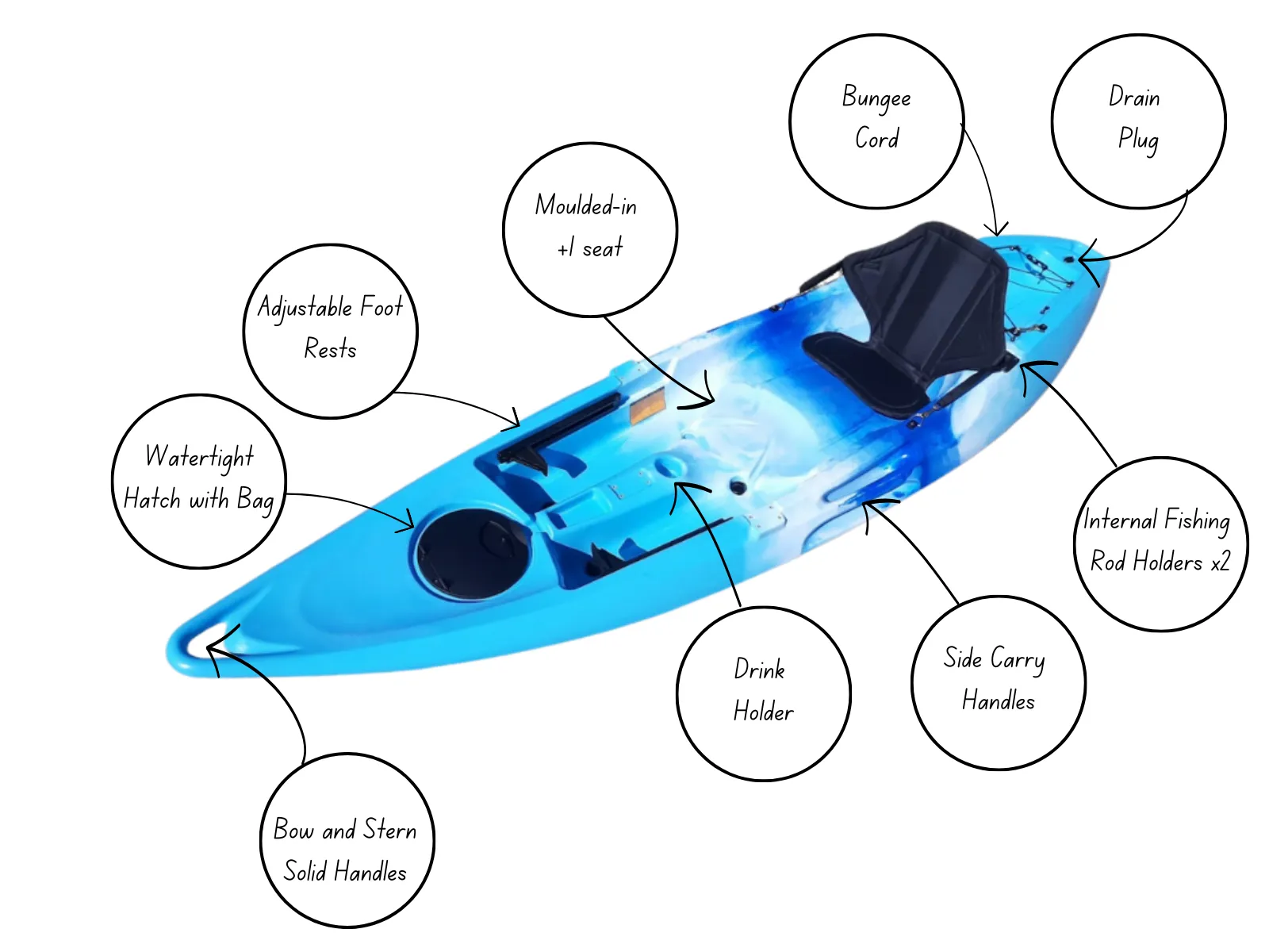 GLIDE 1 1 Fishing/Recreational Kayak