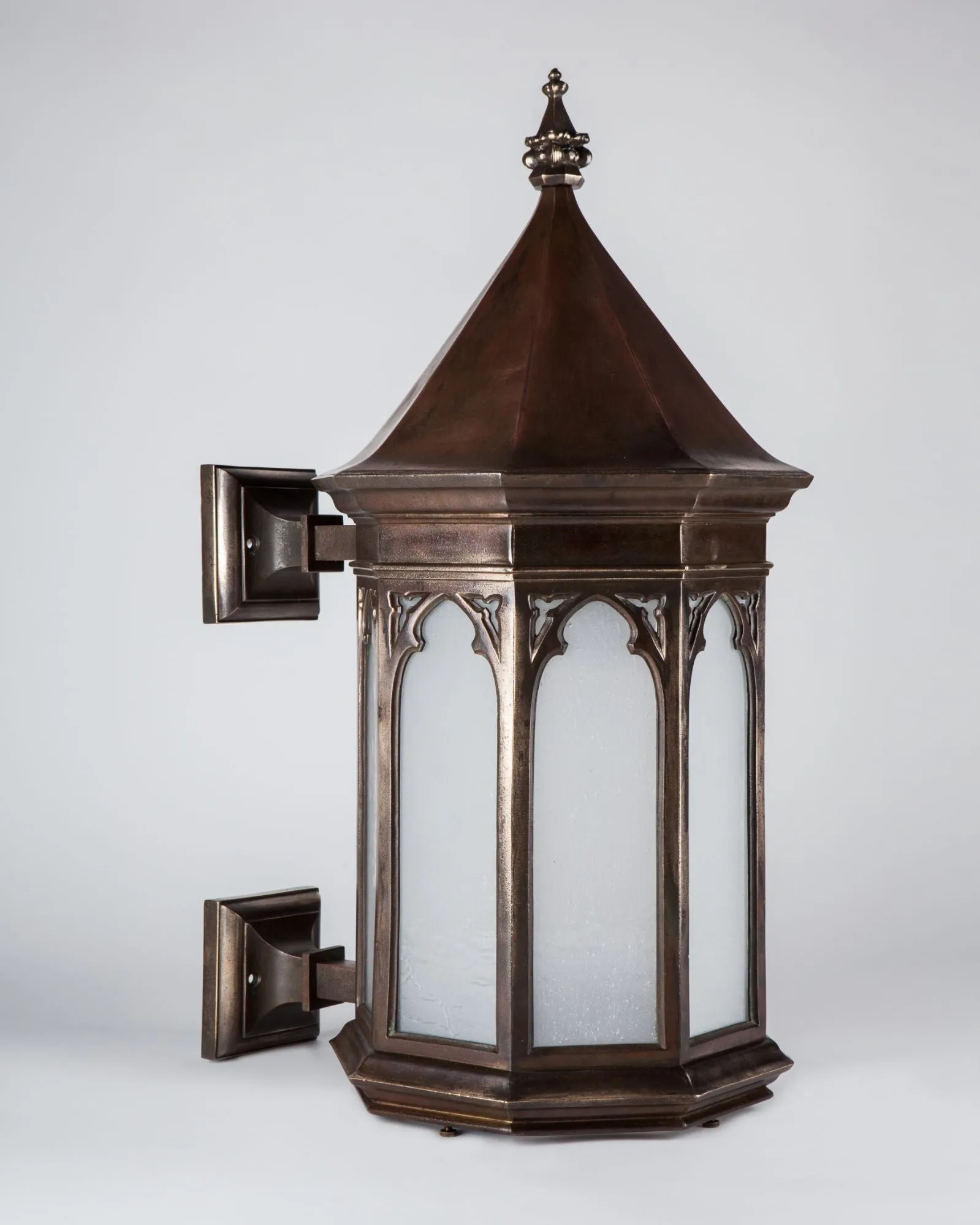 Gothic Style Bronze Exterior Lantern