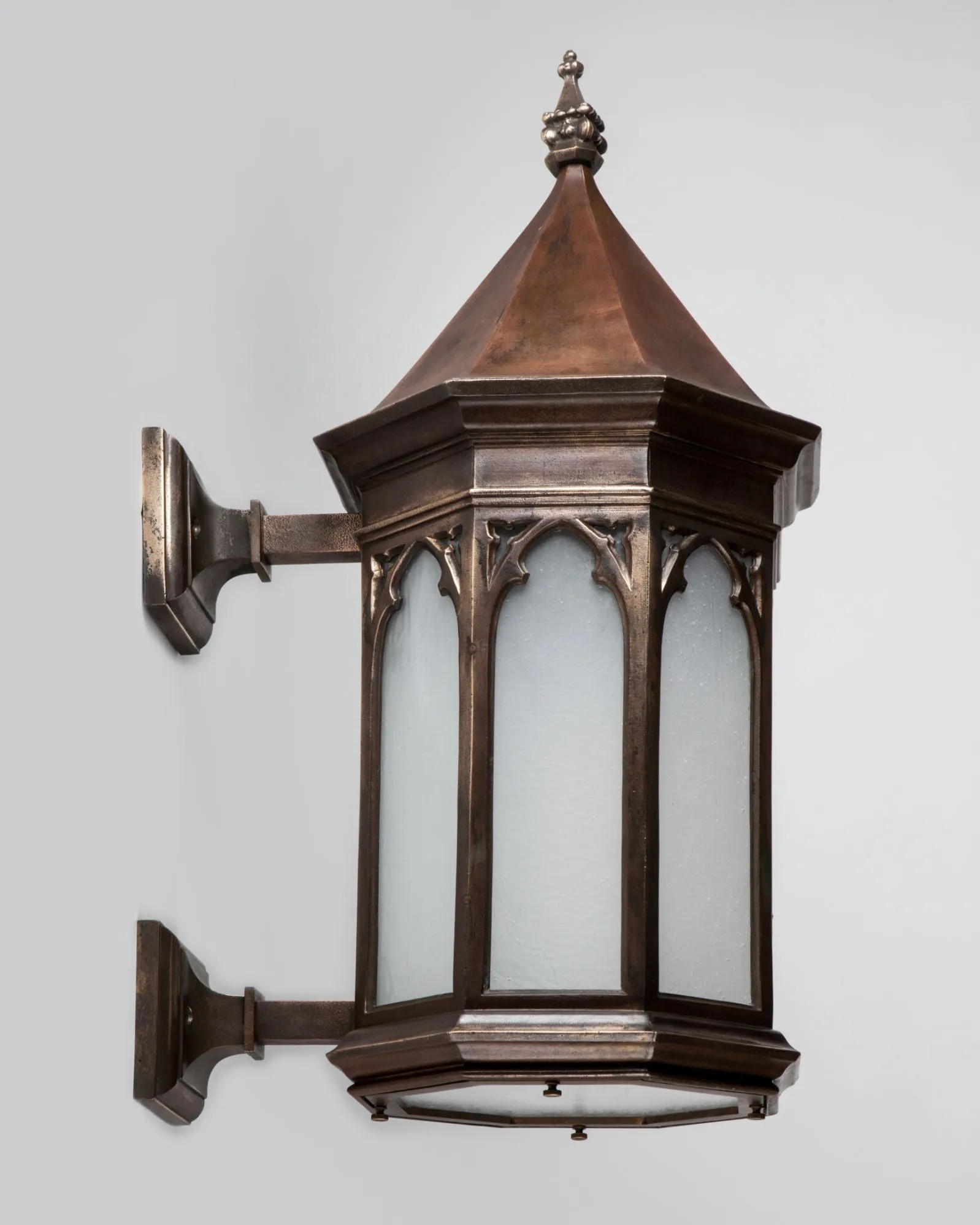 Gothic Style Bronze Exterior Lantern