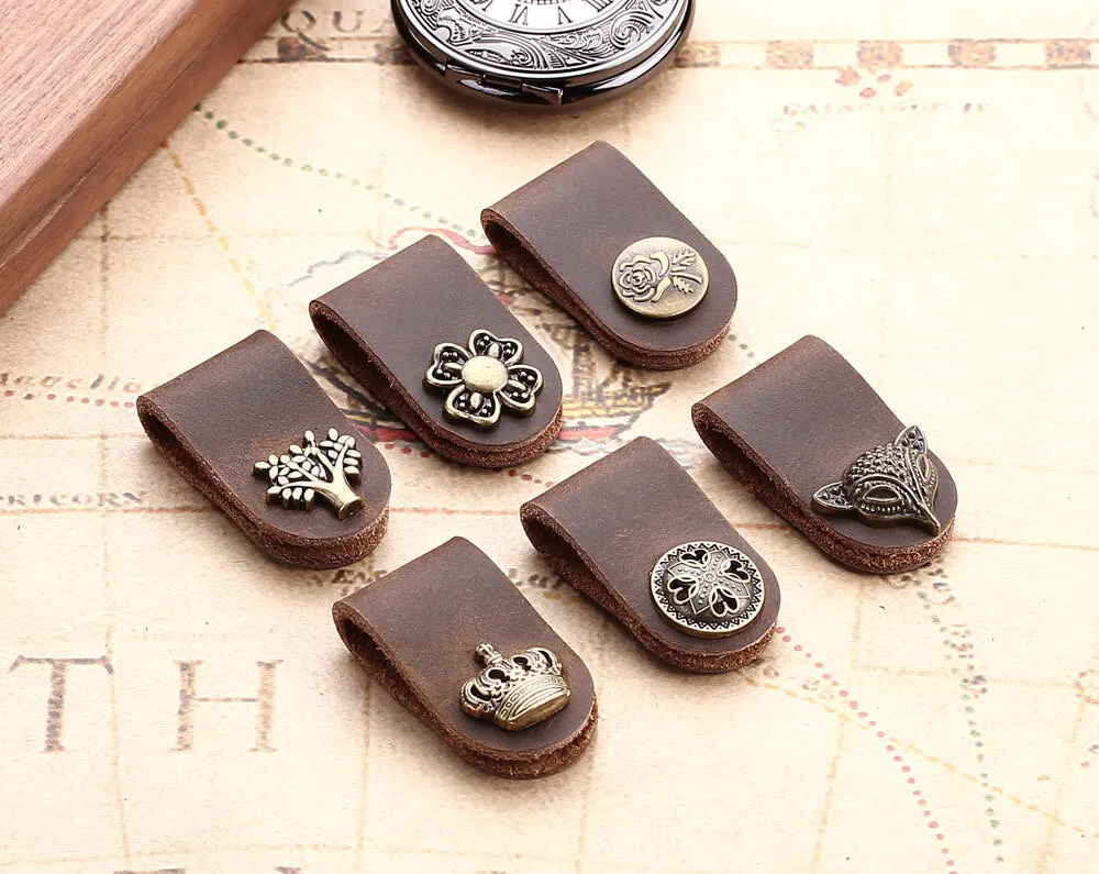 Handmade Leather Cable Ties/Cable Organizer for iPhone