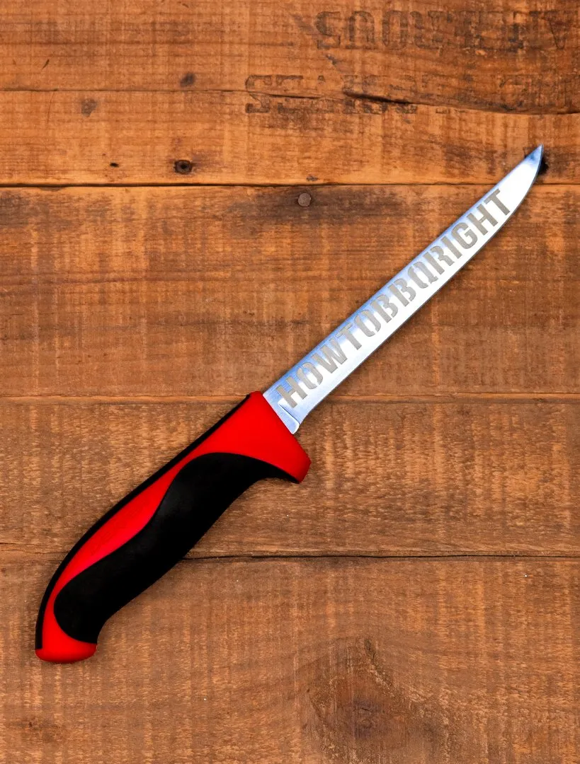 HowToBBQRight 6 Inch Wide Boning Knife