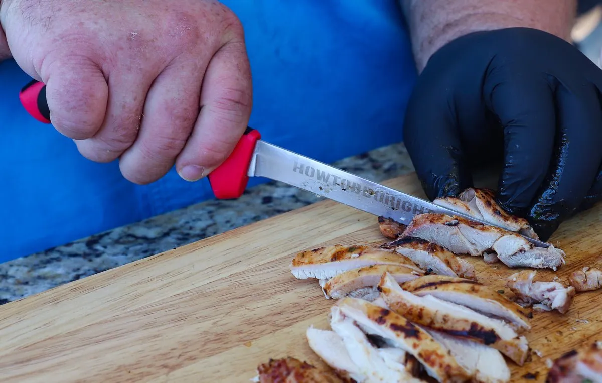 HowToBBQRight 6 Inch Wide Boning Knife