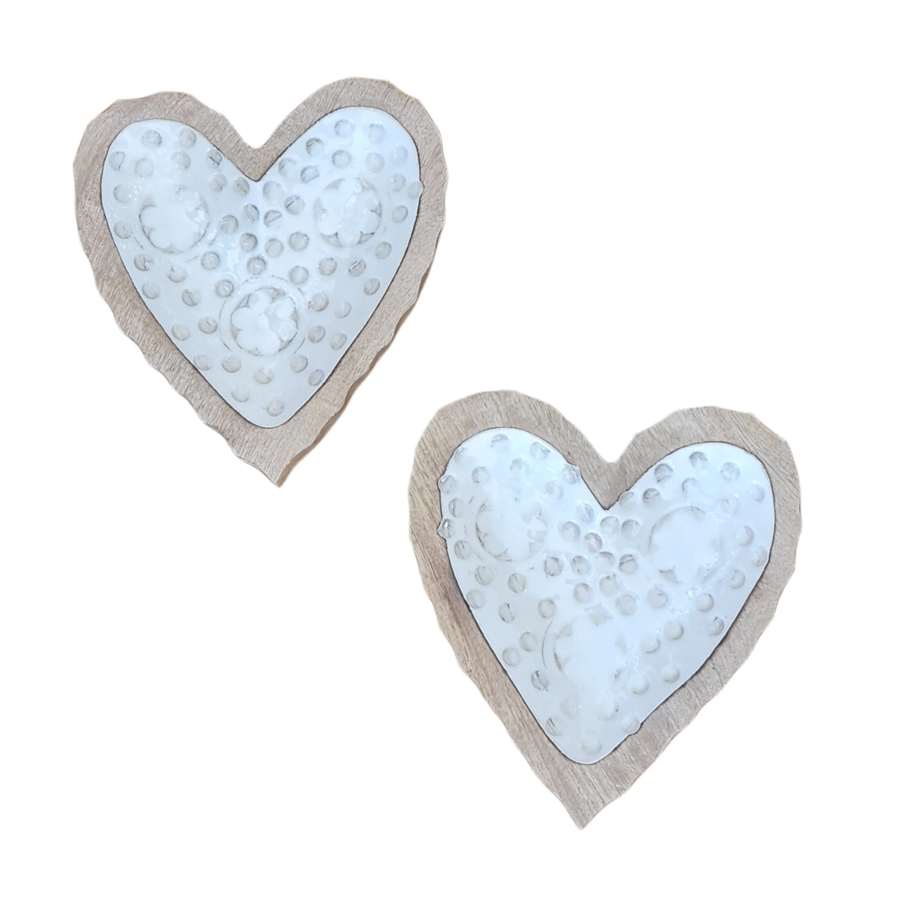 Ivory Heart wall decor