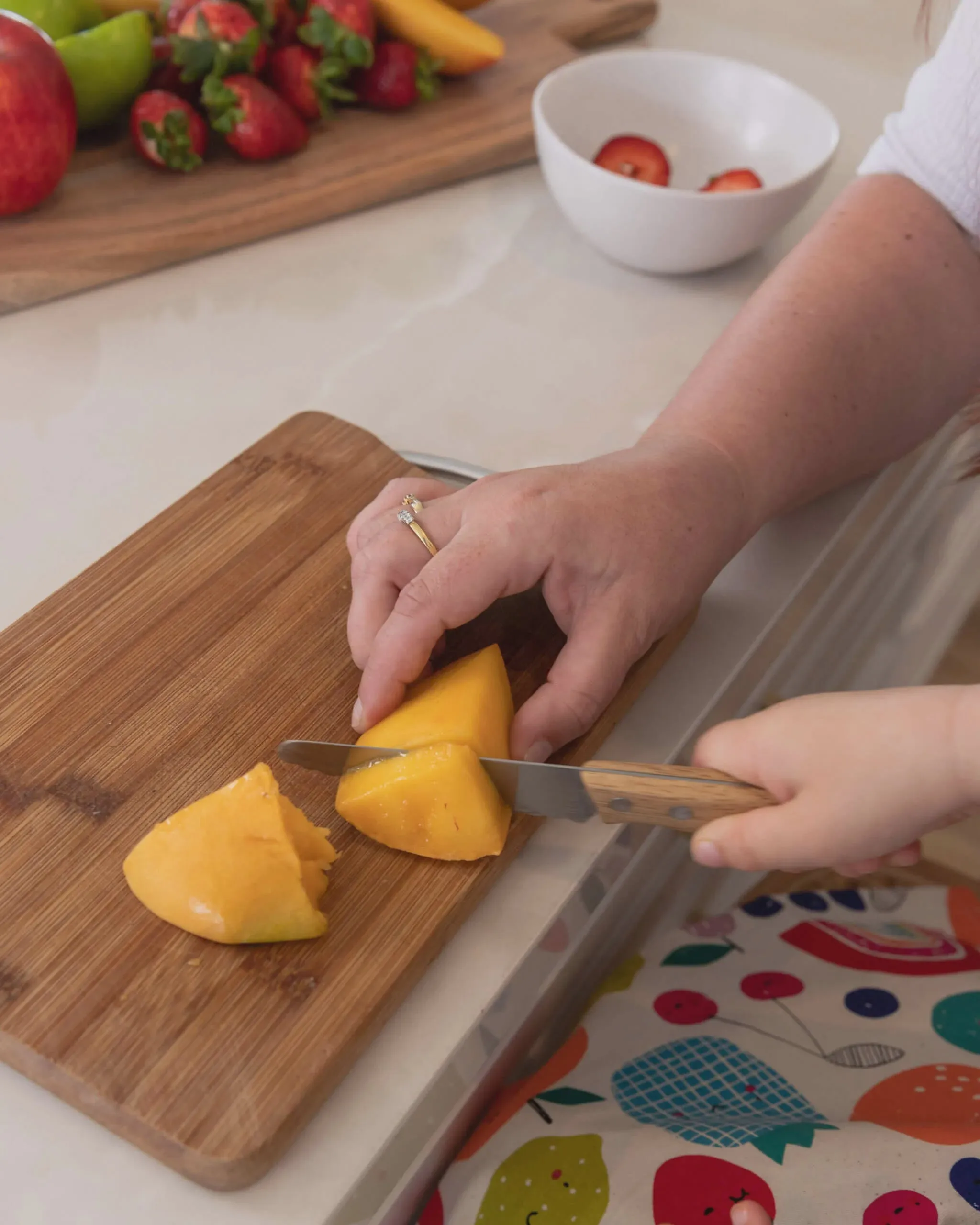 Kiddikutter Child Safe Knife - Wooden Handle