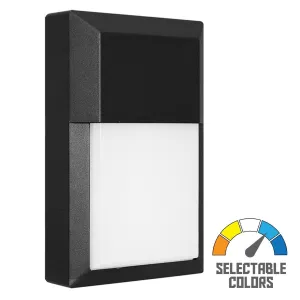 LED Mini Wall Pack, 16 Watts, 1600 Lumens, 30K/35K/40K/50K/65K, 120V