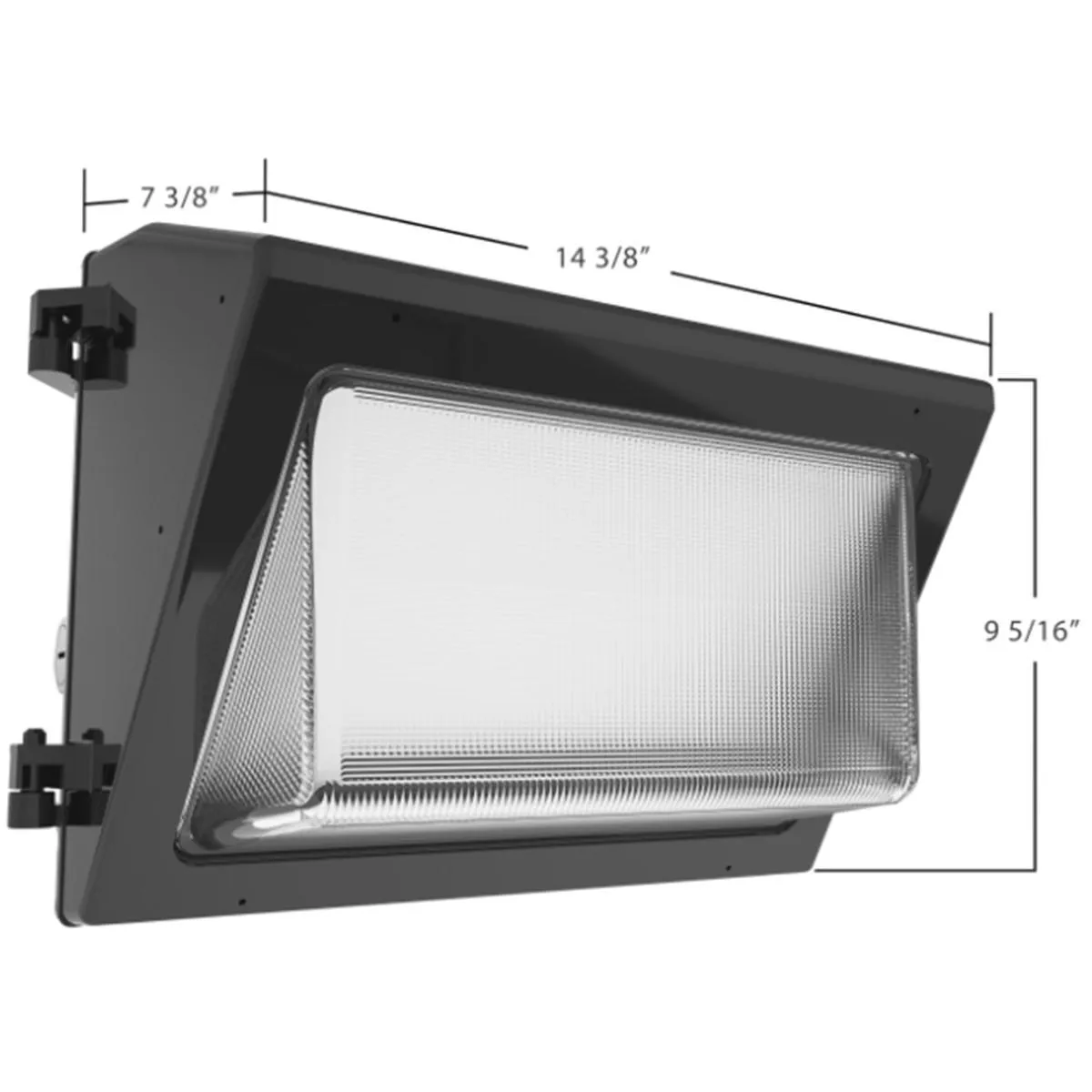 LED Wall Pack With Photocell, 29 Watts, 4350 Lumens, 30K/40K/50K, 120-277V