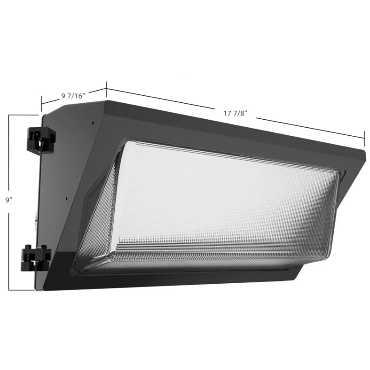 LED Wall Pack With Photocell, 50 Watts, 7700 Lumens, 30K/40K/50K, 120-277V