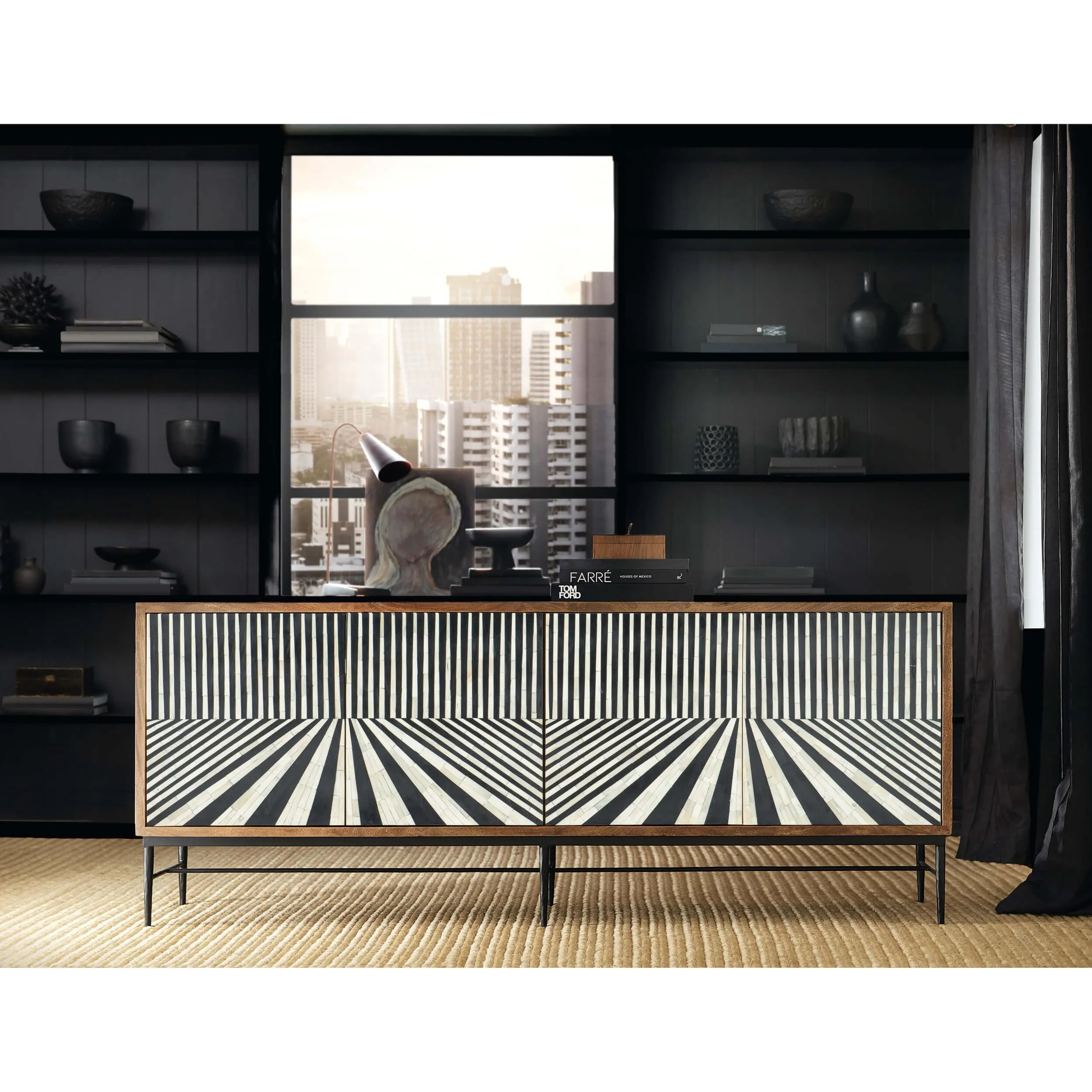 Linear Perspective Credenza