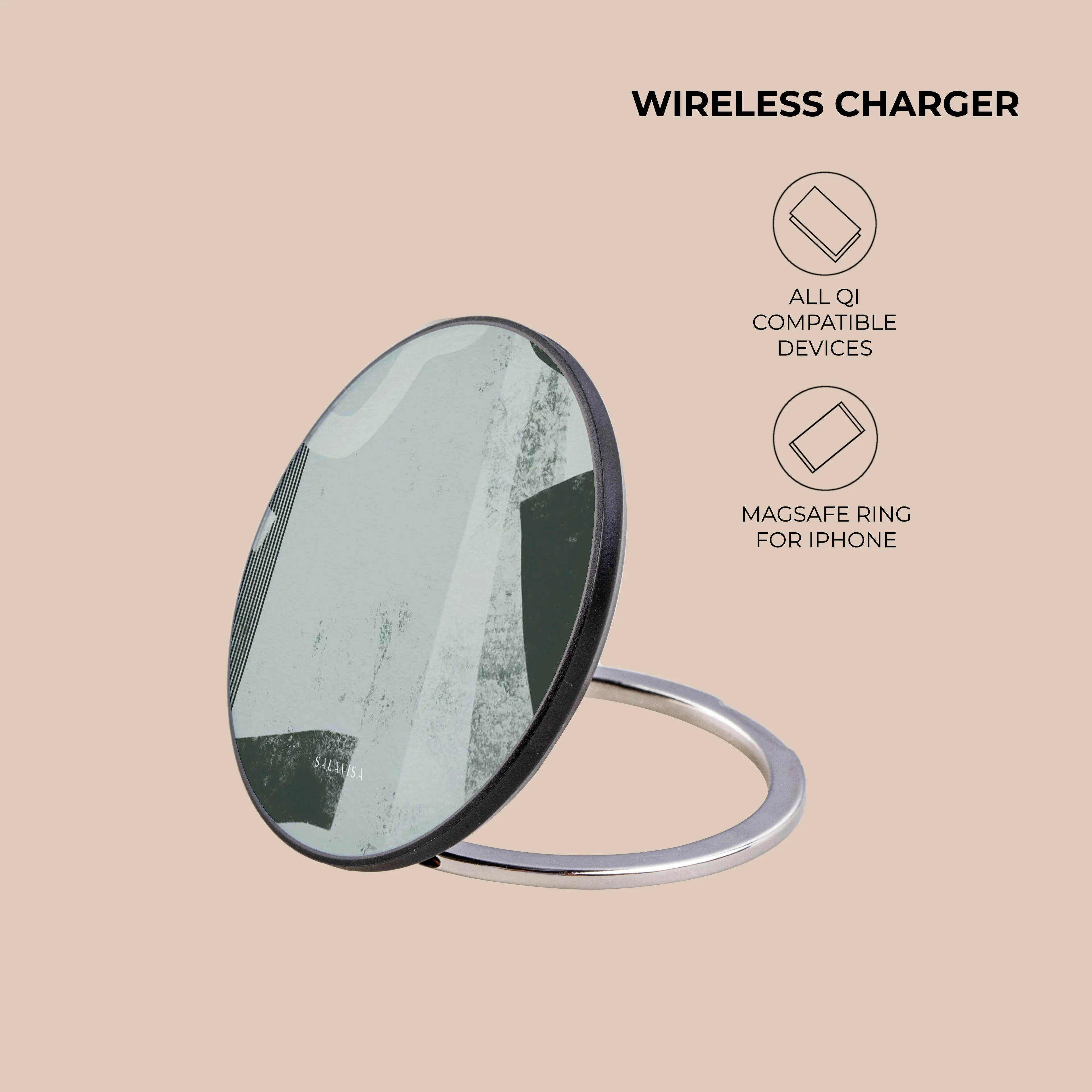 Marine Green Organic Wireless Charger