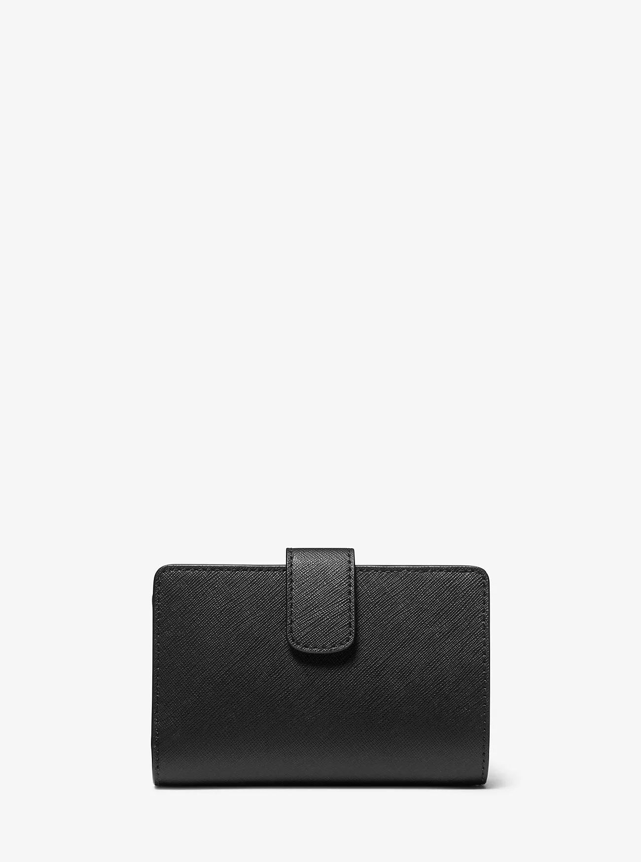 Michael Kors Medium Cross Texture Leather Wallet, Black