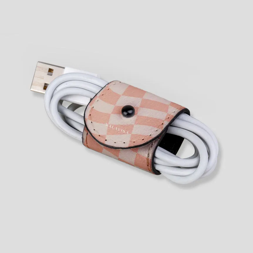 Neutral Wave Checkered EcoWrap Cord