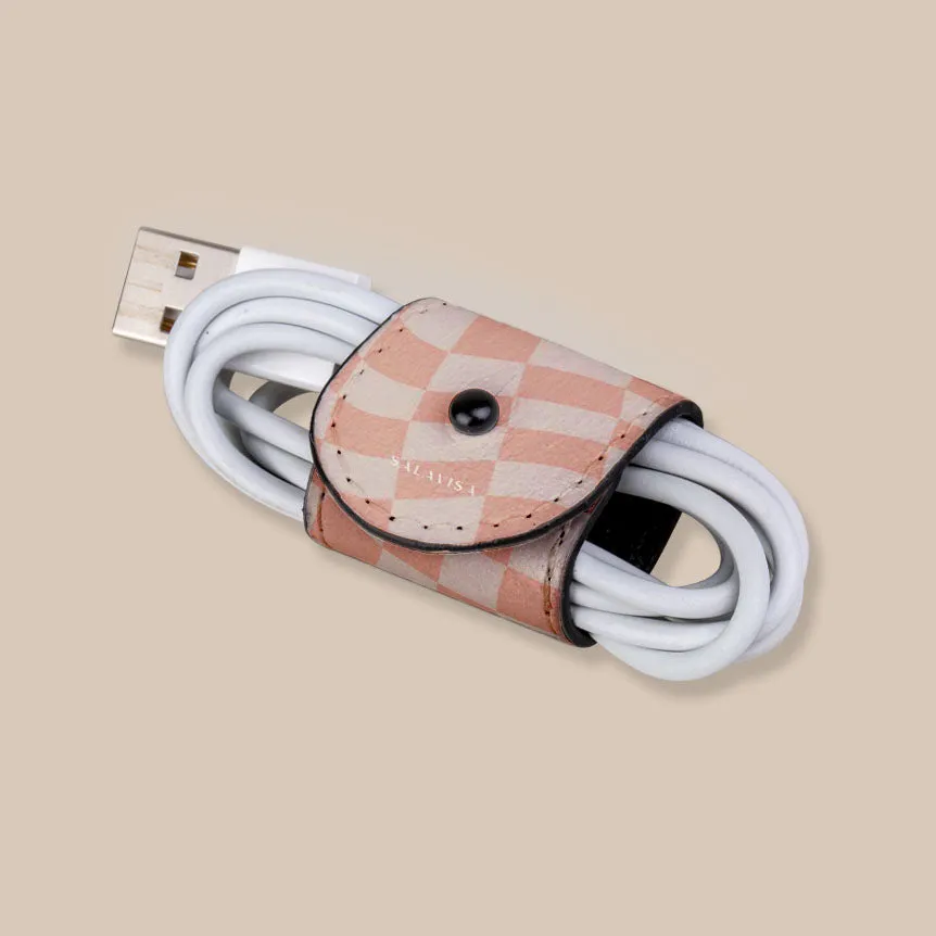 Neutral Wave Checkered EcoWrap Cord