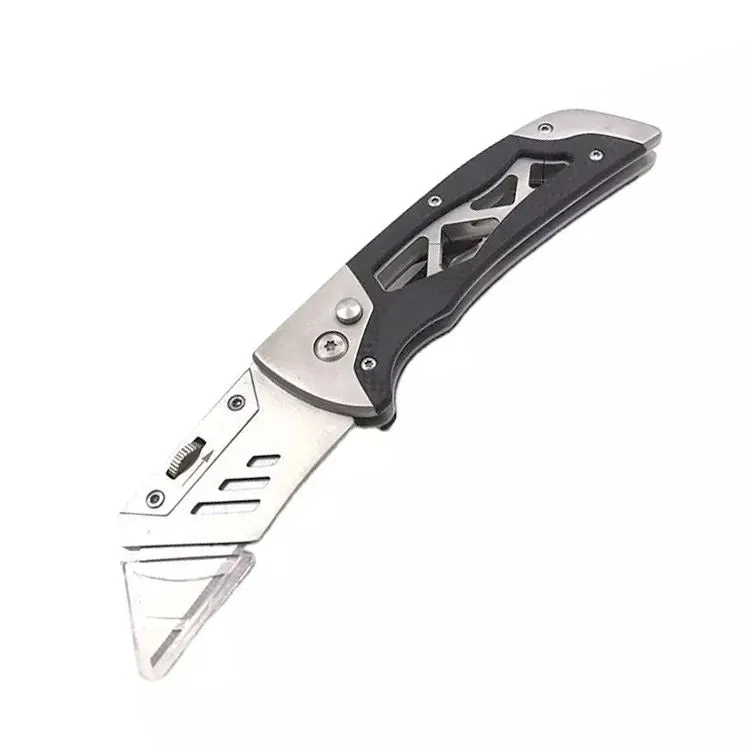 New model safe high quality paper cutter knife folding pocket utility knife for daily office