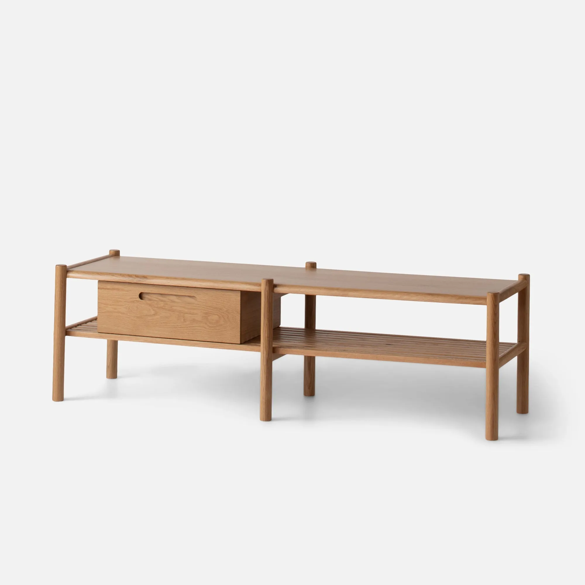 Nora Oak Storage Console / Bench