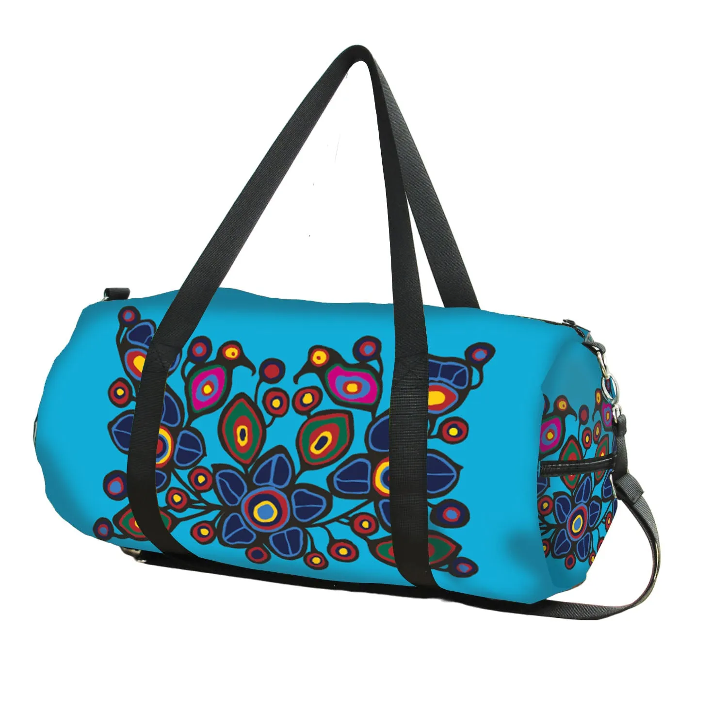 Norval Morrisseau Flowers & Birds Packable Travel Bag