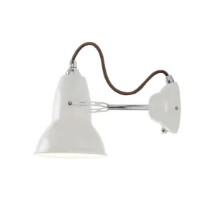 Original 1227 Short Wall Light In Linen White