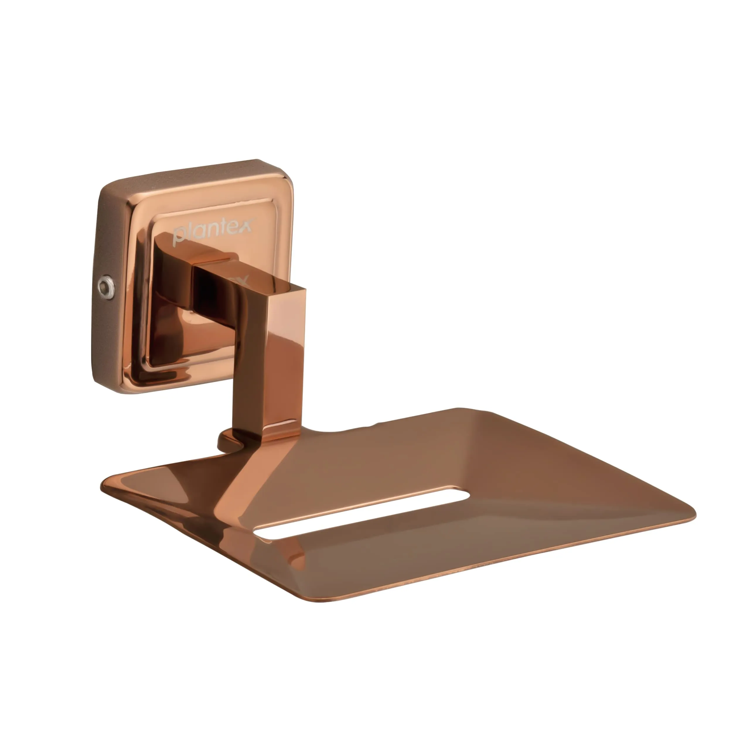 Plantex Rose Gold Soap holder for Bathroom/Soap Dish/Soap stand/Bathroom accessories - 304 Grade Stainless Steal, Decane (Rose Gold)