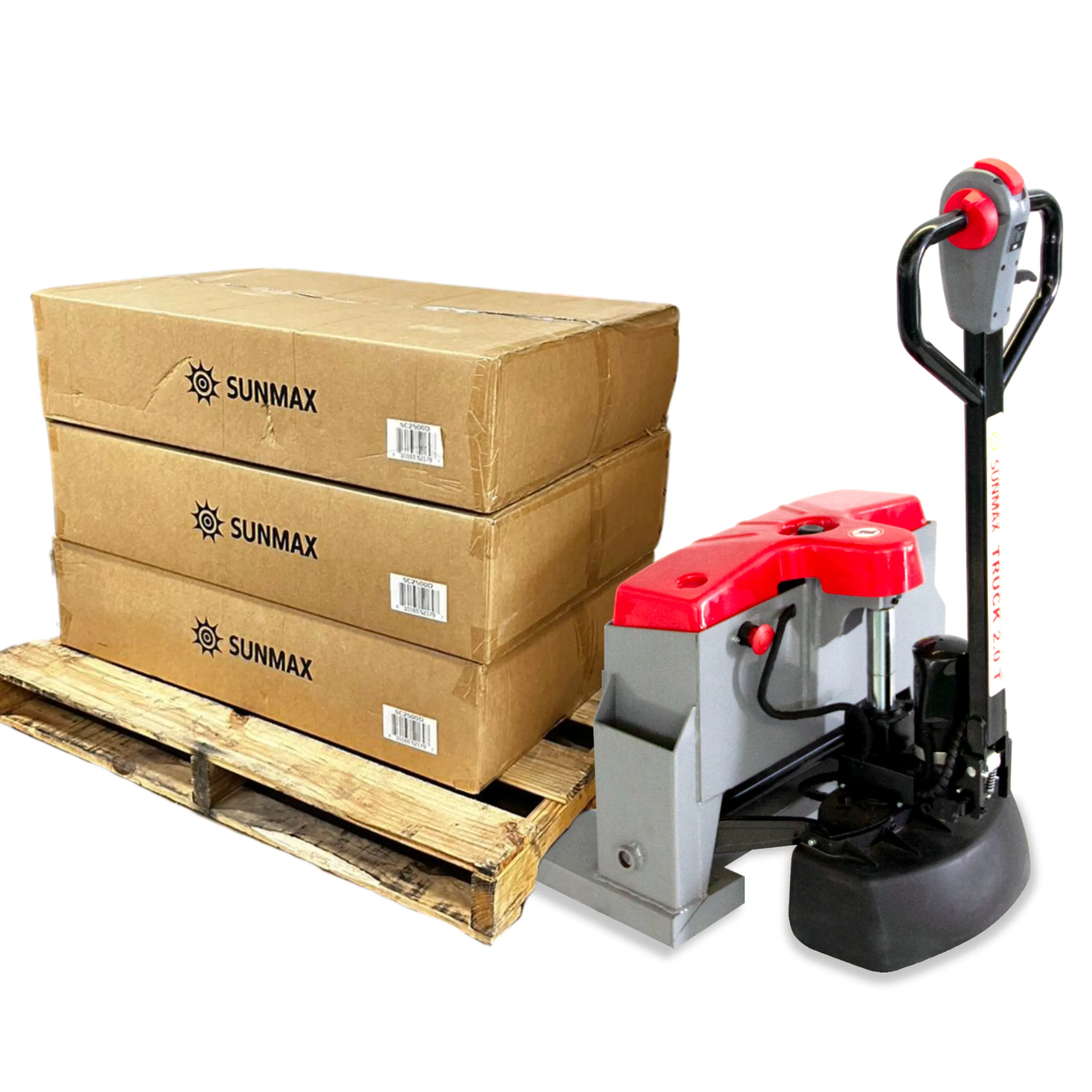 PT4400 Electric Walkie Pallet Truck, 4400 lbs Capacity, 27" Width, Electric Brake