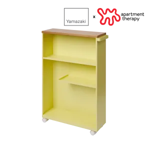 Rolling Storage Cart (27" H)  - Steel - Yellow Pear