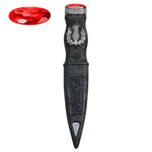 Sgian Dubh Red Stone Safe Dummy