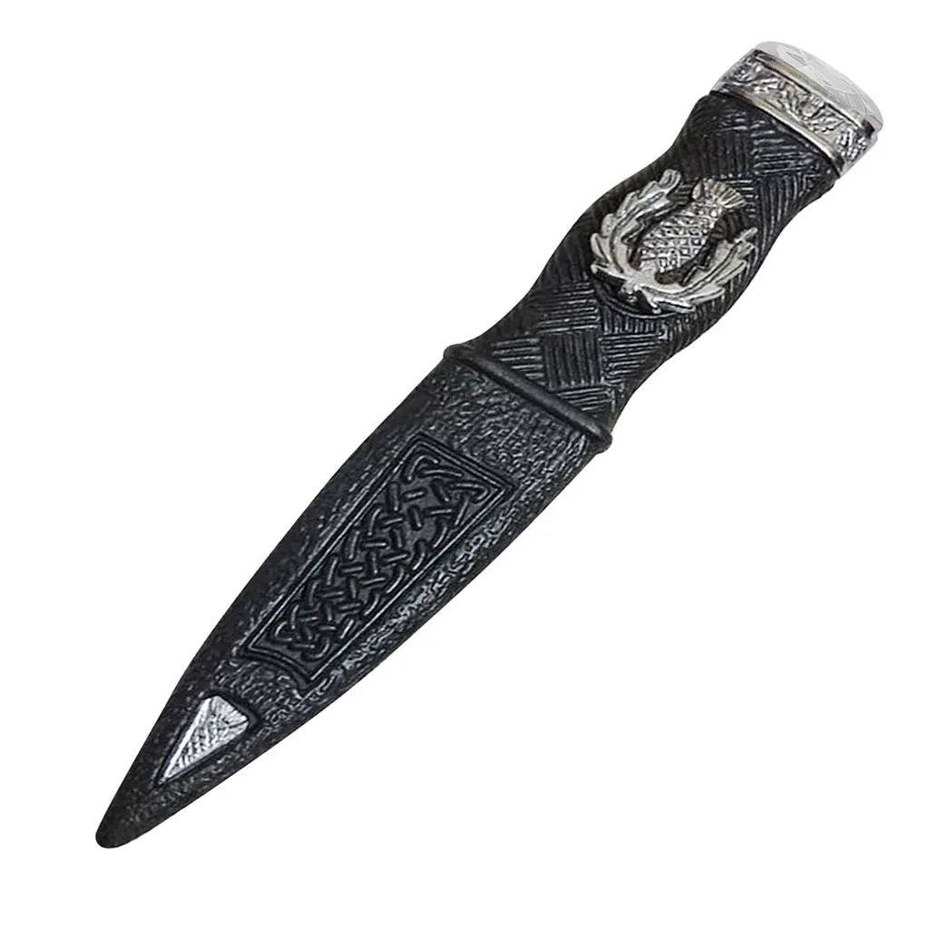 Sgian Dubh White Stone Safe Dummy