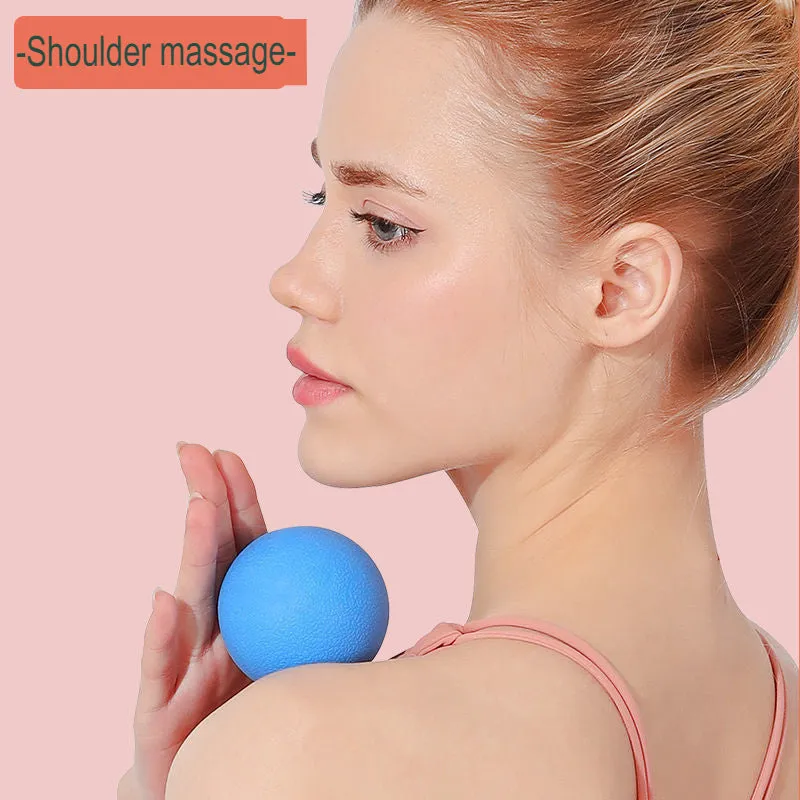 Shoulder And Neck Silicone Elastic Massage Peanut Fascia Ball Foot Acupoint Rolling Ball Fitness Yoga Fascia Ball