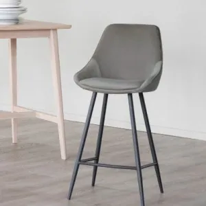 Sienna Grey Bar Stool Set of Two